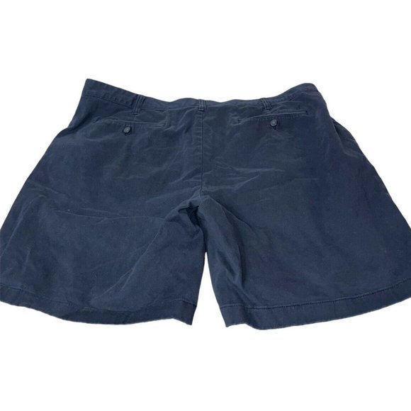 Nautica The Deck Short Classic Fit Shorts Sz 42 Navy Blue Flat Front FLAW - Picture 3 of 9
